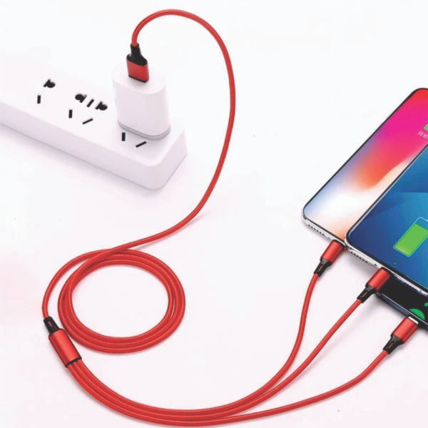 3 in 1 USB Cable (Packaged) - Image 2